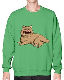 Cat 34# - cartoon animals- Sweatshirt - Crew