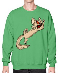 Cat 38# - cartoon animals- Sweatshirt - Crew