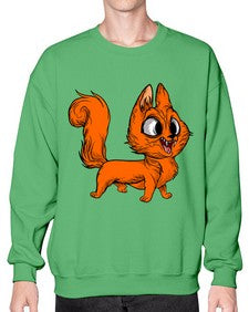 Cat 39# - cartoon animals- Sweatshirt - Crew