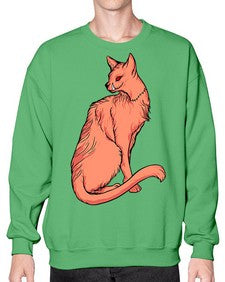 Cat 47# - cartoon animals- Sweatshirt - Crew