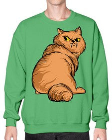 Cat 48# - cartoon animals- Sweatshirt - Crew
