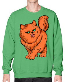 Cat 49# - cartoon animals- Sweatshirt - Crew