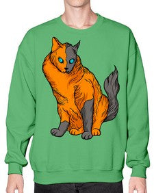 Cat 54# - cartoon animals- Sweatshirt - Crew