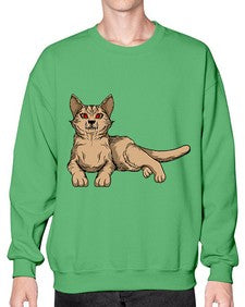 Cat 56# - cartoon animals- Sweatshirt - Crew