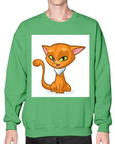 Cat 69# - cartoon animals- Sweatshirt - Crew