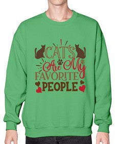 Cats Are My Favorite People Style 8# - cats- Sweatshirt - Crew