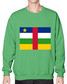 Central African Republic 551# - world flags- Sweatshirt - Crew