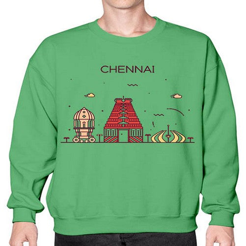Chennai 566# - cities- Sweatshirt - Crew
