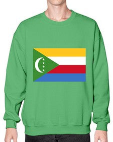 Comoros 612# - world flags- Sweatshirt - Crew