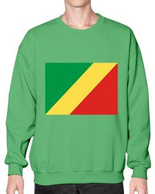 Congo Republic of the 614# - world flags- Sweatshirt - Crew