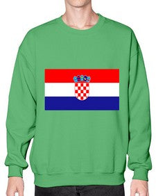 Croatia 633# - world flags- Sweatshirt - Crew