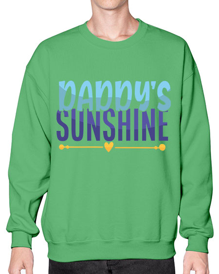 Daddys Sunshine Style 69# - baby- Sweatshirt - Crew