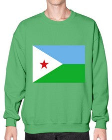 Djibouti 670# - world flags- Sweatshirt - Crew