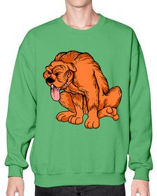 Dog 100# - cartoon animals- Sweatshirt - Crew