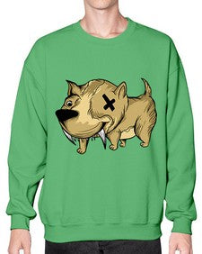 Dog 104# - cartoon animals- Sweatshirt - Crew