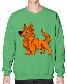 Dog 110# - cartoon animals- Sweatshirt - Crew