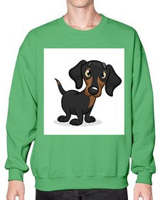 Dog 85# - cartoon animals- Sweatshirt - Crew