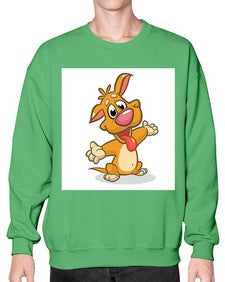 Dog 86# - cartoon animals- Sweatshirt - Crew