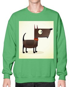Dog 87# - cartoon animals- Sweatshirt - Crew