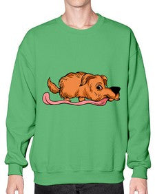 Dog 89# - cartoon animals- Sweatshirt - Crew