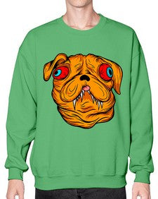 Dog 95# - cartoon animals- Sweatshirt - Crew