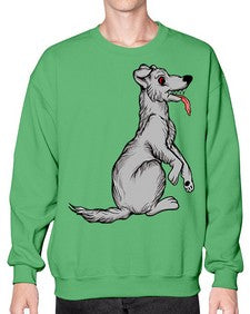 Dog 97# - cartoon animals- Sweatshirt - Crew