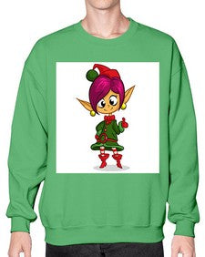 Elf 118# - cartoon general- Sweatshirt - Crew