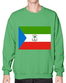 Equatorial Guinea 711# - world flags- Sweatshirt - Crew