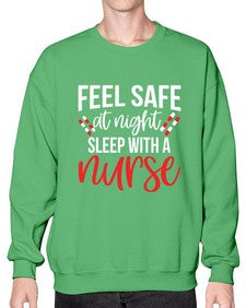 Feel Save Style 778# - nurse- Sweatshirt - Crew