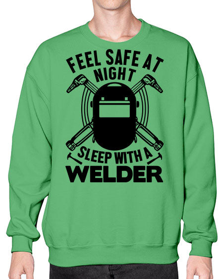 Feel safe at night Style 777# - welder- Sweatshirt - Crew