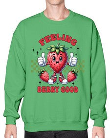 Feeling Berry Good Strawberry 964# - strawberry- Sweatshirt - Crew