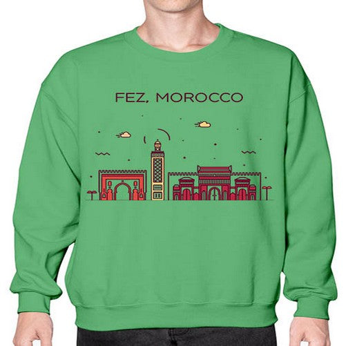 Fez 720# - cities- Sweatshirt - Crew