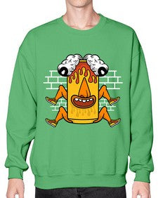 Fuck the weekend 128# - cartoon general- Sweatshirt - Crew
