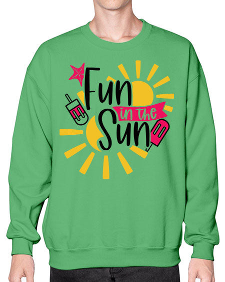 Fun In The Sun Style 45# - summer- Sweatshirt - Crew