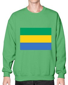 Gabon 754# - world flags- Sweatshirt - Crew