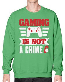 Gaming is not a crime 19# - video games- Sweatshirt - Crew