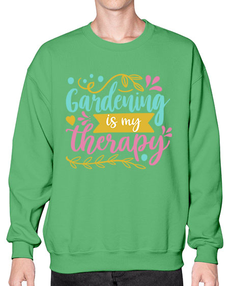 Gardening is my therapy Style 66# - summer- Sweatshirt - Crew
