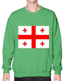 Georgia 759# - world flags- Sweatshirt - Crew