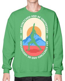 Get Stretched 225# - yoga- Sweatshirt - Crew