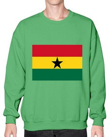 Ghana 768# - world flags- Sweatshirt - Crew