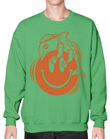Give smile get hugs 131# - cartoon general- Sweatshirt - Crew