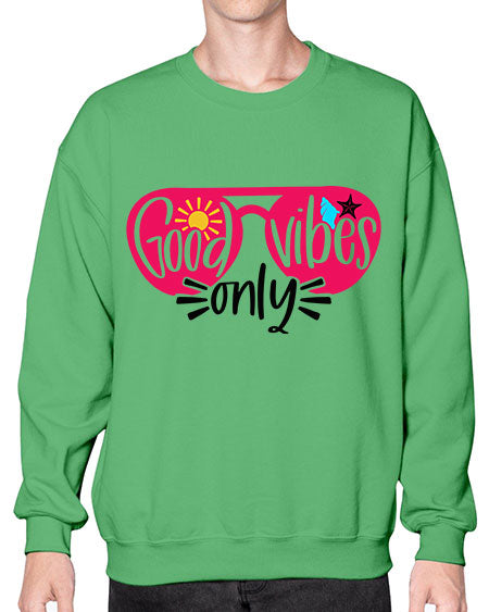 Good Vibes Only Style 42# - summer- Sweatshirt - Crew