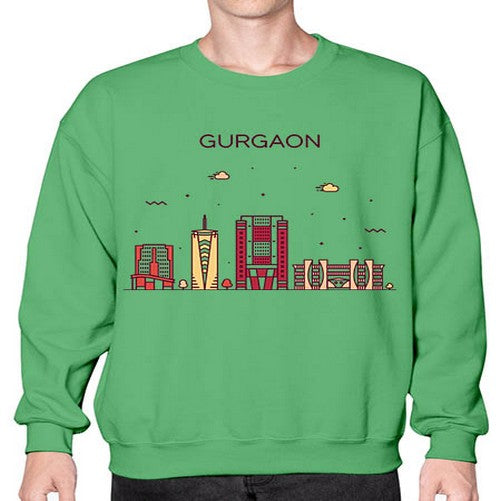 Gurgaon 799# - cities- Sweatshirt - Crew
