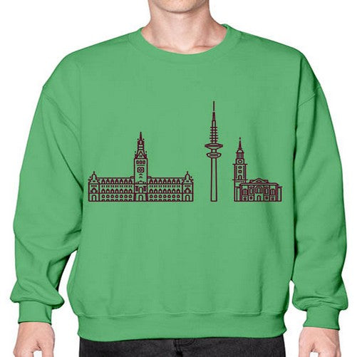 Hamburg 806# - cities- Sweatshirt - Crew