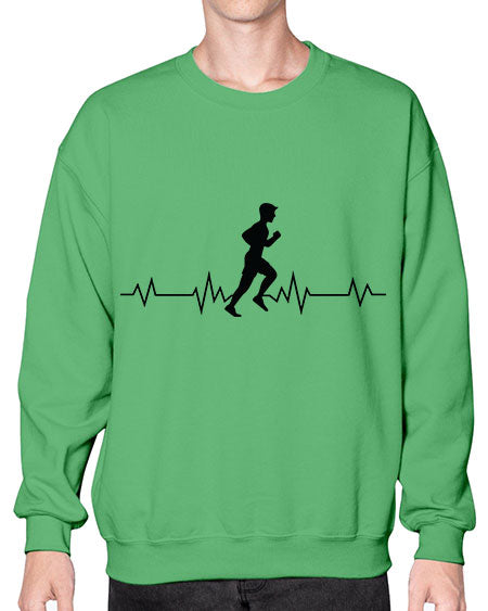 Heart Beat Runner - sports general- Sweatshirt - Crew