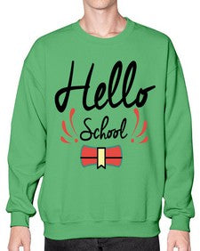 Hello School 319# - general school- Sweatshirt - Crew