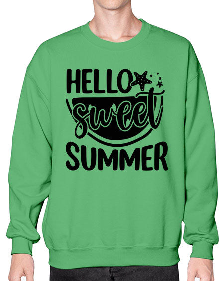 Hello sweet summer 01# - summer- Sweatshirt - Crew