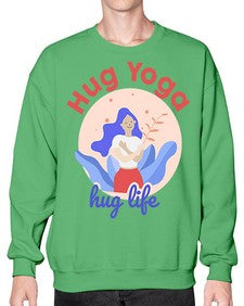 Hug Yoga Hug Life 261# - yoga- Sweatshirt - Crew