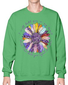 I Will Hold You In My Hear Alzheimer 178# - alzheimers- Sweatshirt - Crew