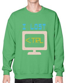 I lost Ctrl 40# - computer- Sweatshirt - Crew